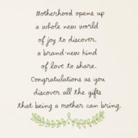 First Mother's Day Card (Joy and Love of Motherhood) - Picture 3 of 4